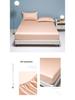 Four Seasons Tencel Fitted Sheet: Breathable, Cooling Nude Mattress Protector for Single/Double Beds.