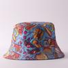 Digital printing small edge bucket hat spring and summer double-sided can wear outdoor sunshade basin hat spot