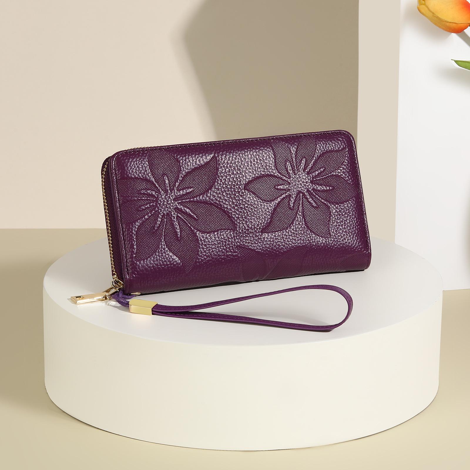 

Кишеня для мобільного телефону Жіночий гаманець Тримач RFID-картки Жіночий клатч Гаманець Високоякісна сумочка фіолетовий