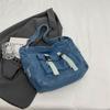 Dámská crossbody taška z denimu s velkou kapacitou, studentská taška messenger, nákupní taška