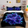 "Abstract Glow Art Decor Set" Soft Comfortable Duvet Cover Bedding Set Included 1*Duvet Cover & 2*Pillowcases Gift
