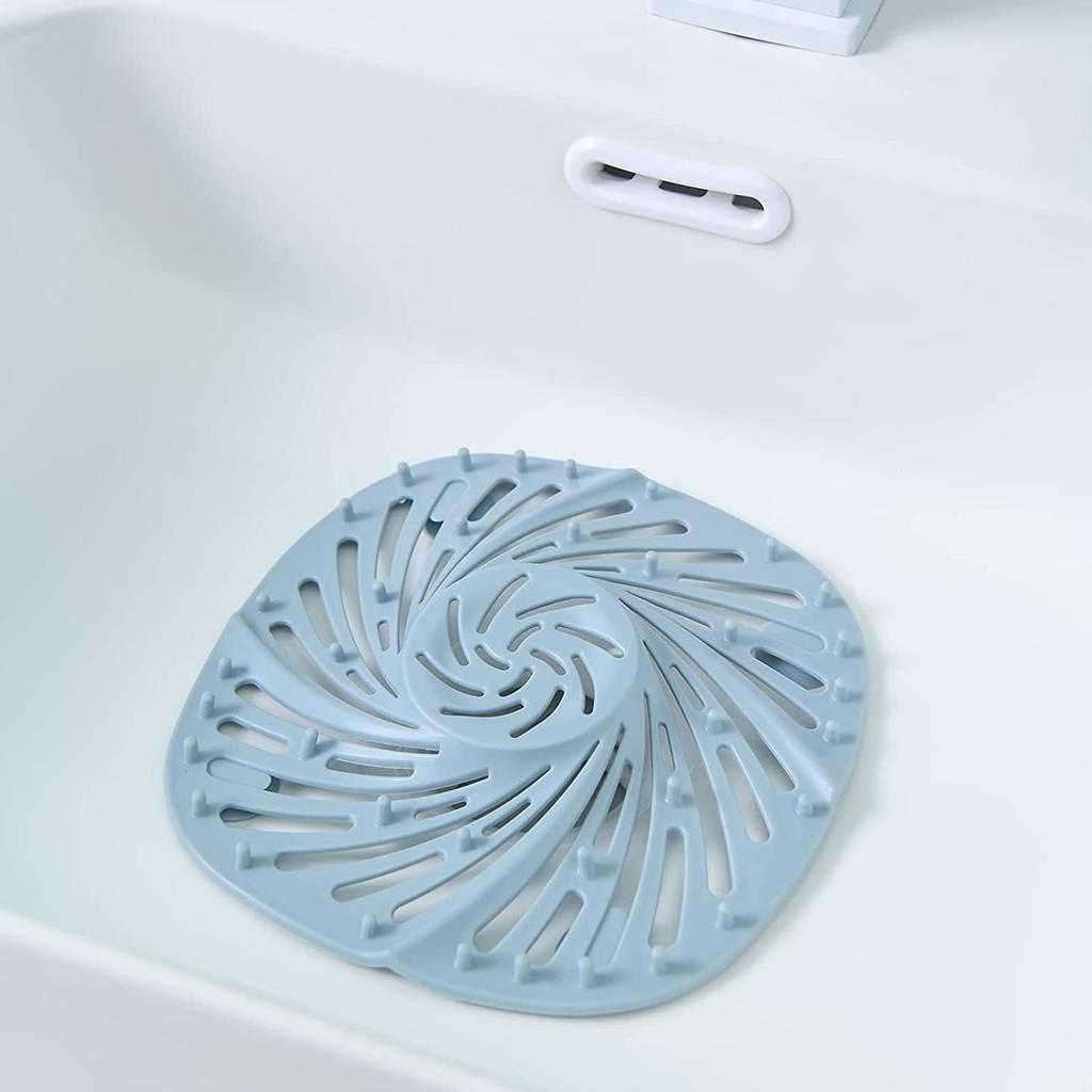 Square- Hair Catcher, Shower Hair Stopper With Suction Cup,Easy To Install Suit For Bathroom,Bathtub,Kitchen