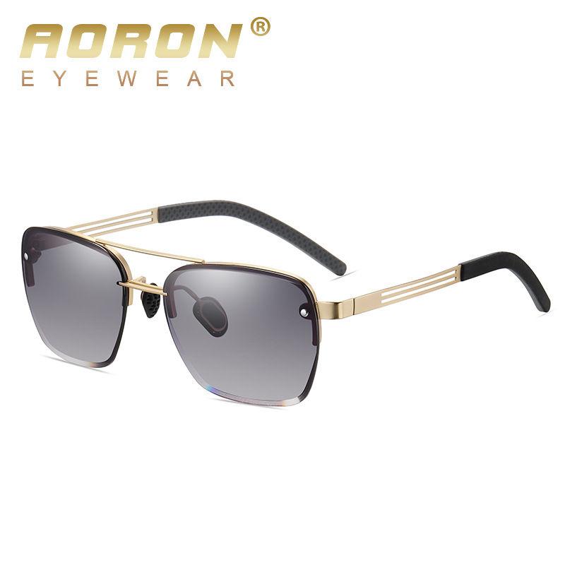 aoron Men Women Sunglasses Gradient Color Fashion Glasses UV400 Anti Glare Driving Fishing Eyeglasses