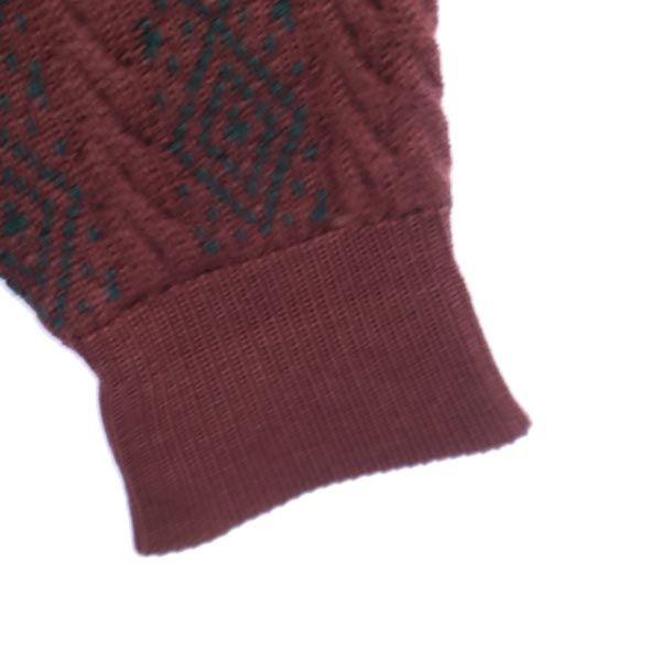 Yves Saint Laurent 90s Wool Overall Handle Long Sleeve V Neck Sweater Men's Used