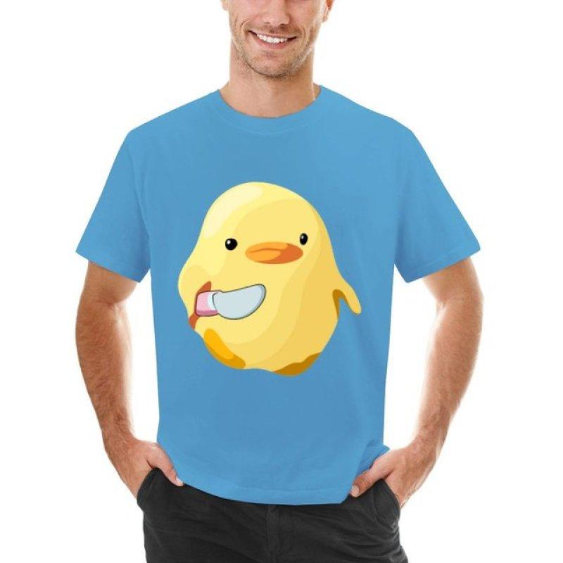 Chef Duck T-Shirt Cute Clothes Sweat Shirt Black T Shirt Clothes for Men