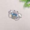 Cartoon Crab Resin Cabochons Flatback Kawaii Marine Life Decorative Pieces for Hair Bow Centerpiece Toddler Jewellery Slime DIY