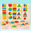 Montessori Wooden Geometric Puzzle For Toddlers Cognitive Development