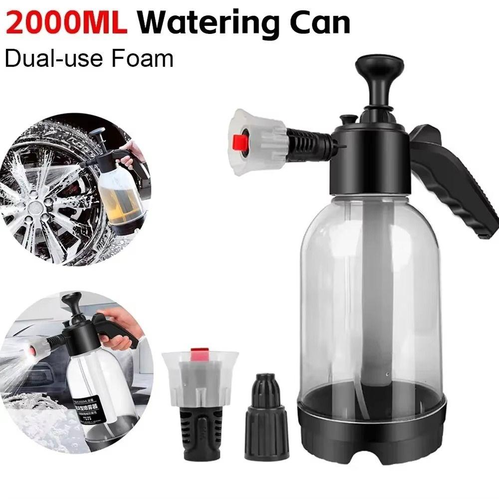 1Pcs Hand-held Watering Can Air Pressure Sprayer Foam Water Bottle Foam Sprayer Car Cleaning Tool