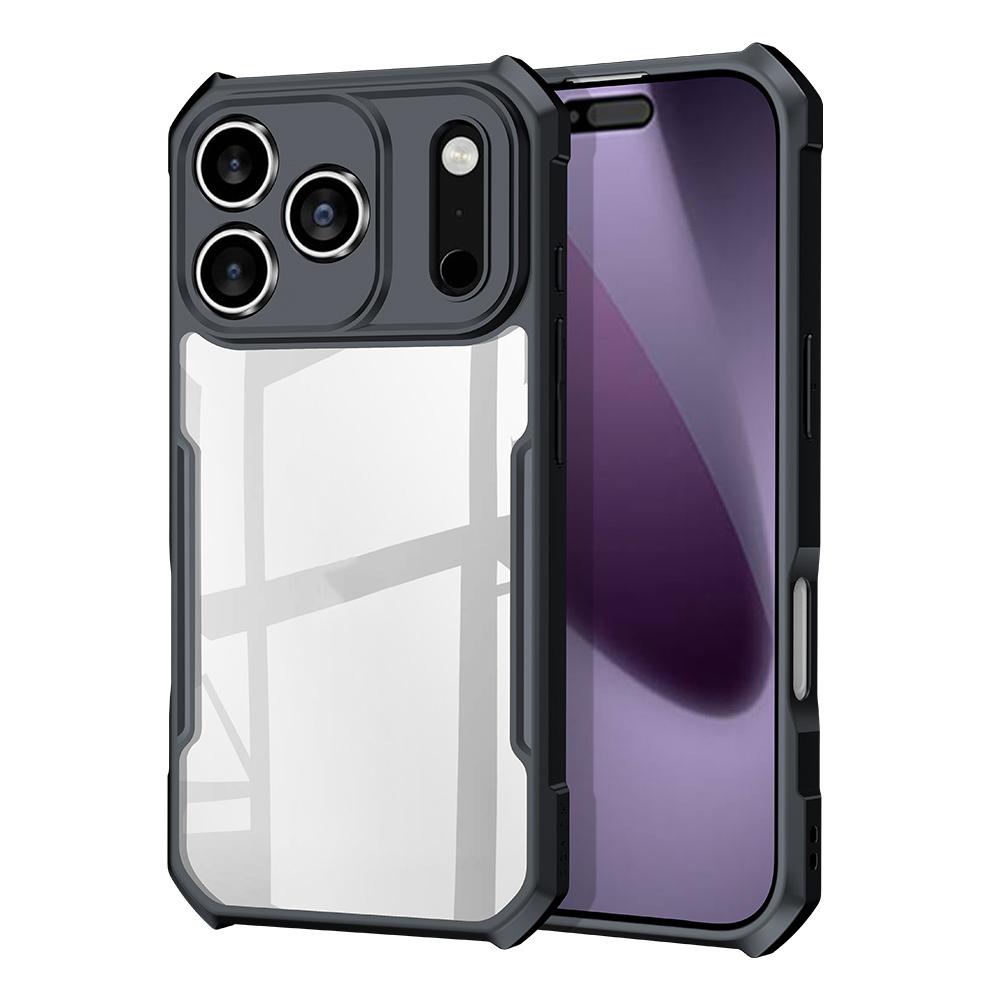 XUNDD For iPhone 17 Pro Max Case Dropproof TPU + Acrylic Clear Back Phone Cover A