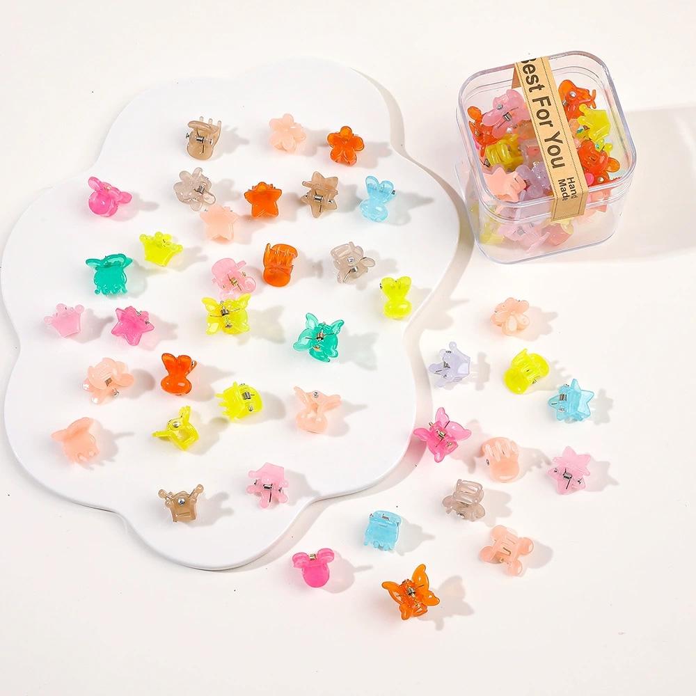 

40 шт./компл. красочные заколки для волос, многоформенные, милые, заколки для волос, заколки для волос, головные уборы, аксессуары для укладки волос для взрослых и детей 15