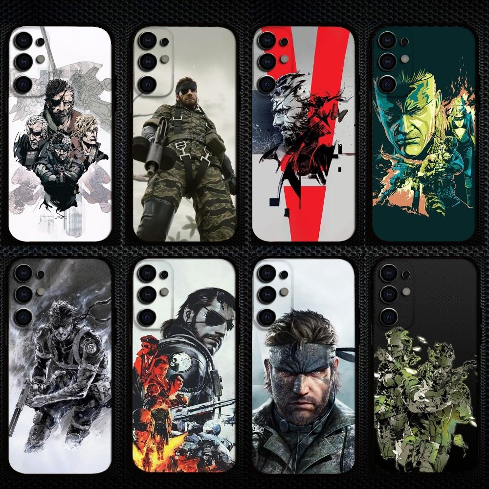 Metal Gear Solid Phone Case For Samsung S25/S24/S23/S22/S21/S20/Plus,Fe,Lite/Others Black Cover