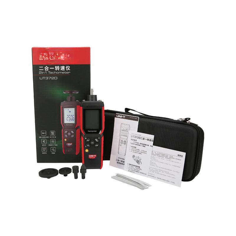 UNI-T UT372D 2-in-1 Digitaler RPM-Drehzahlmesser Hohe Präzision Digitaler Drehzahlmesser Tragbares Drehzahlmessgerät
