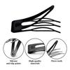 10 Stück Doppelgriff Haarspange Metall Druck Haarspangen Salon Damen Clips Kein Haar Tragbar Biegen Haard W5Q1