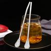 2pcs set Food Grade Stainless Steel Stainless Steel Stirring Rod Filter Straw Spoon  For Milkshake