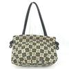 CHANEL Coco ball Camellia CC CC Mark Shoulder Bag Tote Bag Canvas Black/White