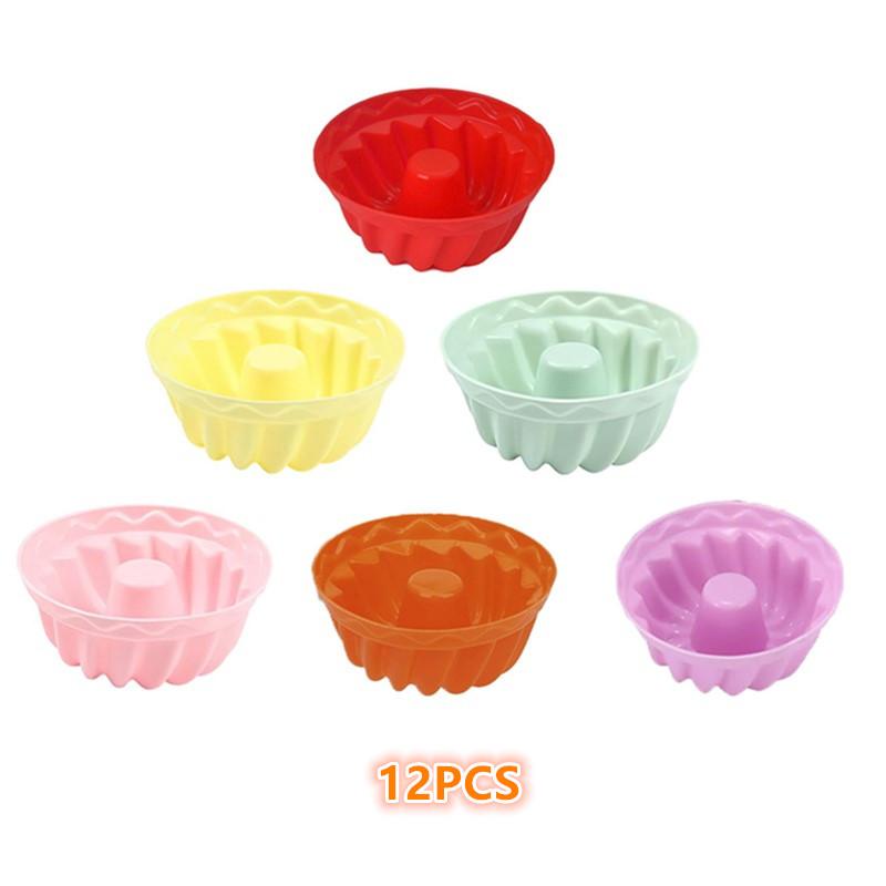 Silicone Cake Mold Food Grade BPA Free Reusable Flexible Non-Stick Baking Tool for Home Bakery DIY Cheese Cake Mousse Making