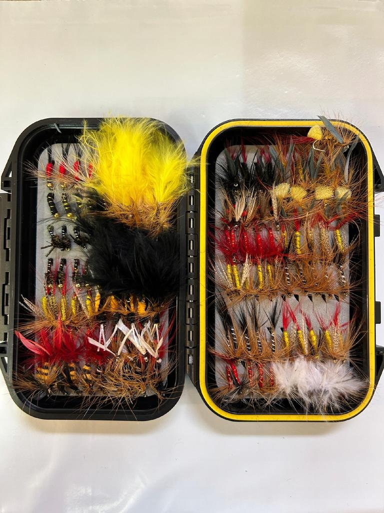 Fly Bait Set Trout Grayling Salmon Barbel Roach Nymph Mayflies 120 Pcs Case