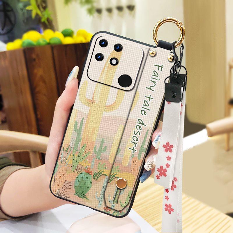 Ring Shockproof Phone Case For OPPO Realme Narzo 50A Back Cover Protective Dirt-resistant Anti-knock Soft case Anti-dust