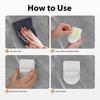 4/8Pcs Wall-mounted ABS Spray Bottle Holder Space-saving Easily Install Spray Bottle Holder for Smooth Surface Kitchen Bathroom