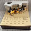 3D Pop-up 2027 Calendar Sticky Notes: Creative Business Souvenir and Paper Carving Ornament