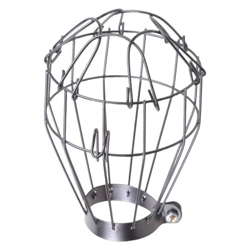 Heavy Duty Heating Lamp Protective Cover Iron Reticulation Safety Defensed For Bulb Shattering Prevention Ventilated Home Industrial Use