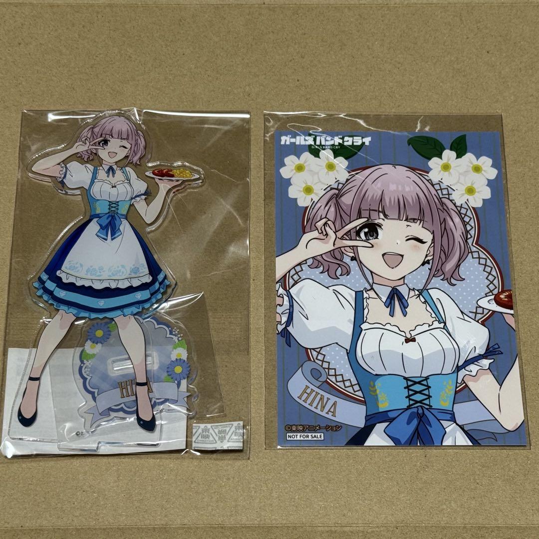 

[USED] Girls Band Cry Lottery Collection A Prize Acrylic Figure Hina