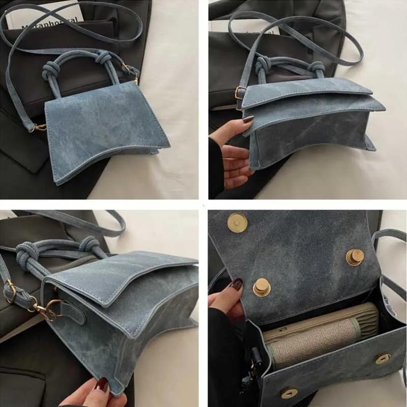 Fashionable Women's Shoulder Bag Pure Color Trendy Crossbody Bag Simple Casual Diagonal Bag Small Square Bags for Autumn Bolsos