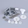 Toilet Soft Close Hinges 1 Set for Old Toilet Replacement Heavy Duty Stable Toilet Lid Fixing Parts for Bathroom Repair