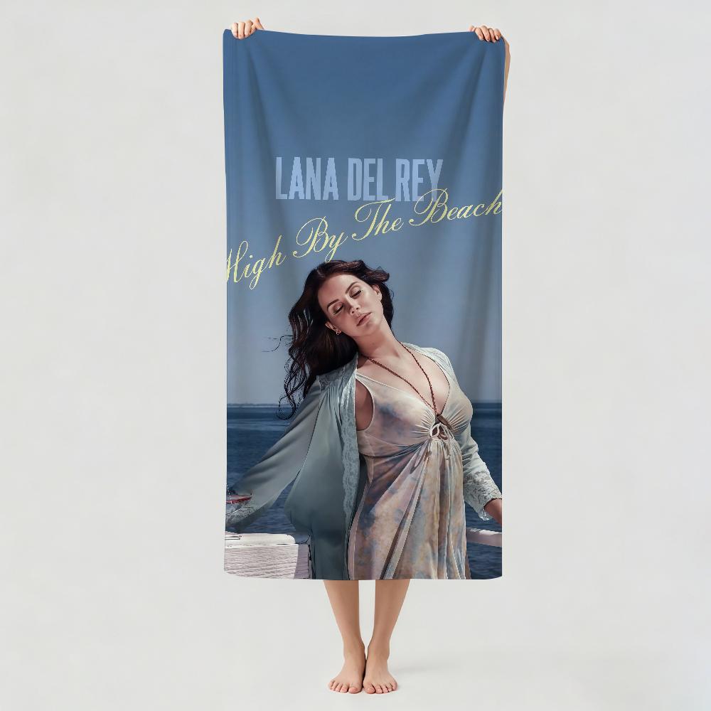 Sänger L-Lana Del R-Rey Handtuch Trocknen Badetuch Anwendbar Für Leichtes Schwimmen Camping Yoga Strand Aus