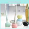 Fashionable Ceramic Toothbrush Rack Personalized Toothbrush Base Multiple Colors 4.5*2.8cm