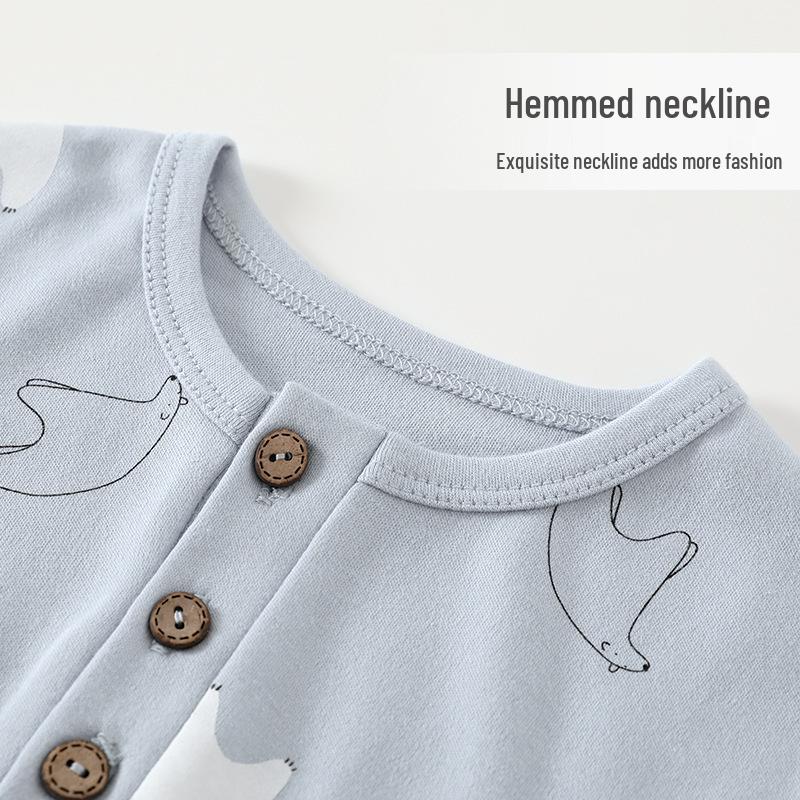 Neugeborenen Modal Baumwolle Baby Body - Frühling/Herbst Homewear & Klimaanzug