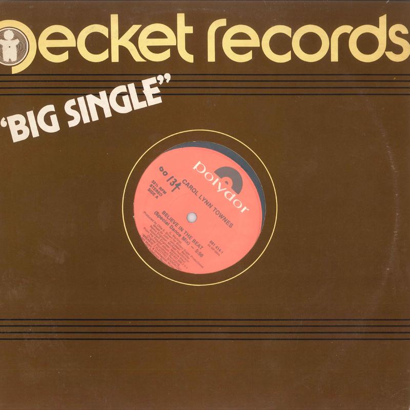 

12inch Record CAROL LYNN TOWNES - Believe In The Beat 8810091 POLYDOR 1984 US Dance & Electronica Used