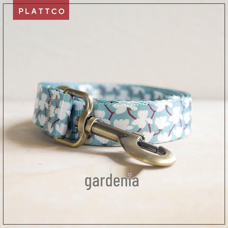 Gardenia Style Nylon Dog Leash - Custom Cross-Border Pet Product PDL345 M 2.5cm x 120cm