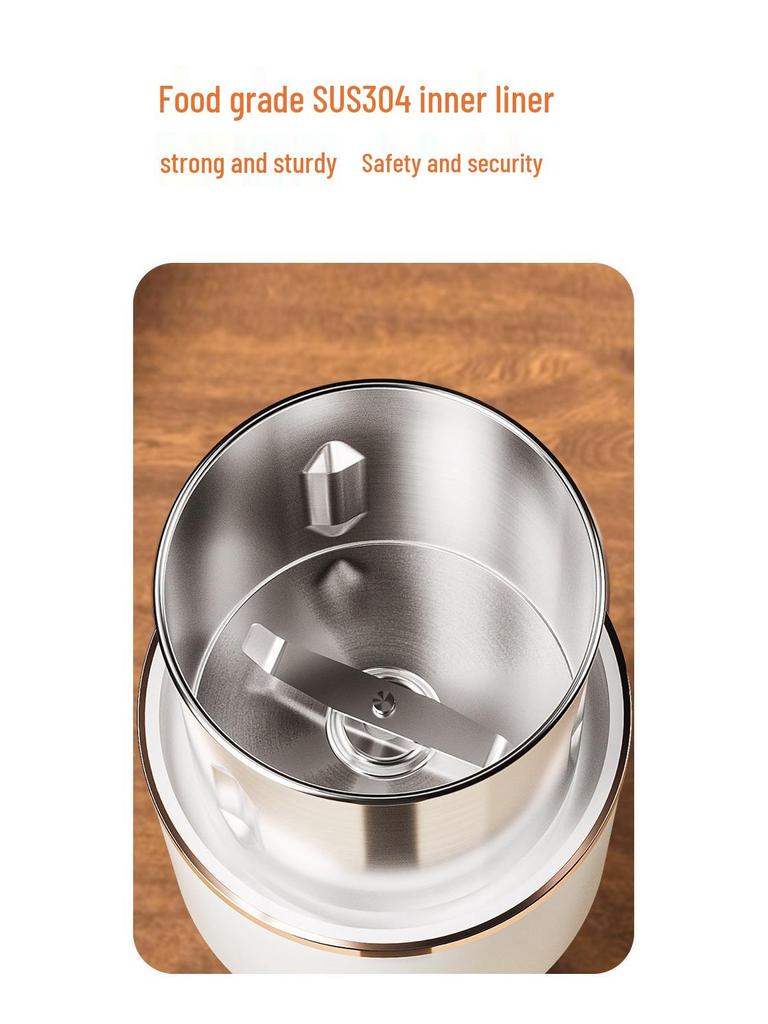 110V Low Noise Washable Coffee Grinder for Wet/Dry Beans & Ejiao