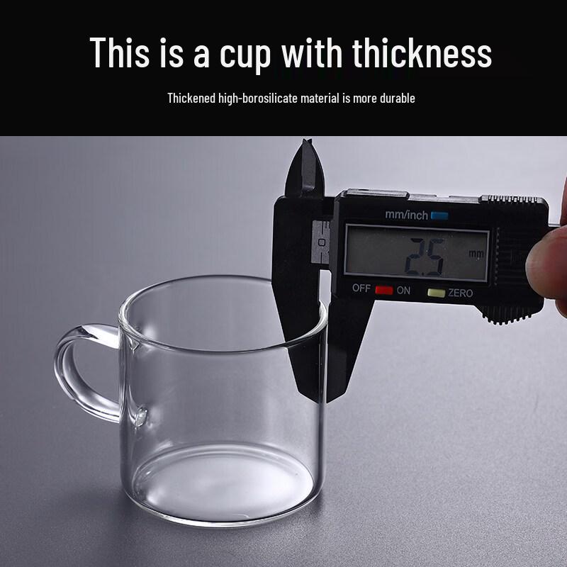 ZISIZ Transparent Glass Teacup