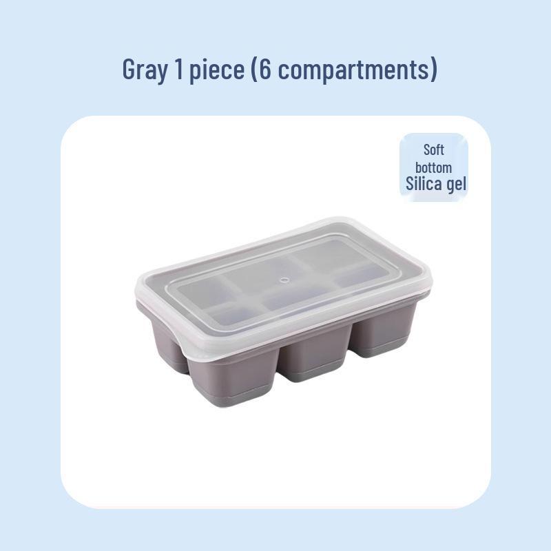 Silicone Ice Cube Tray with Lid for Baby Food and Ice Balls