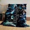 1pc Harry Potter, Hogwarts, Magic Outdoor Blanket - Throw Blanket, Soft , Flannel Blankets, Living Room, Travel, Camping-1102101