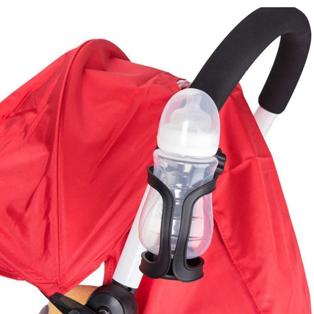 Rotatable Bike Water Bottle Cage Multifunction Bicycle Cycling Beverage Holder Adjustable Grip Baby Stroller Handlebar Mount
