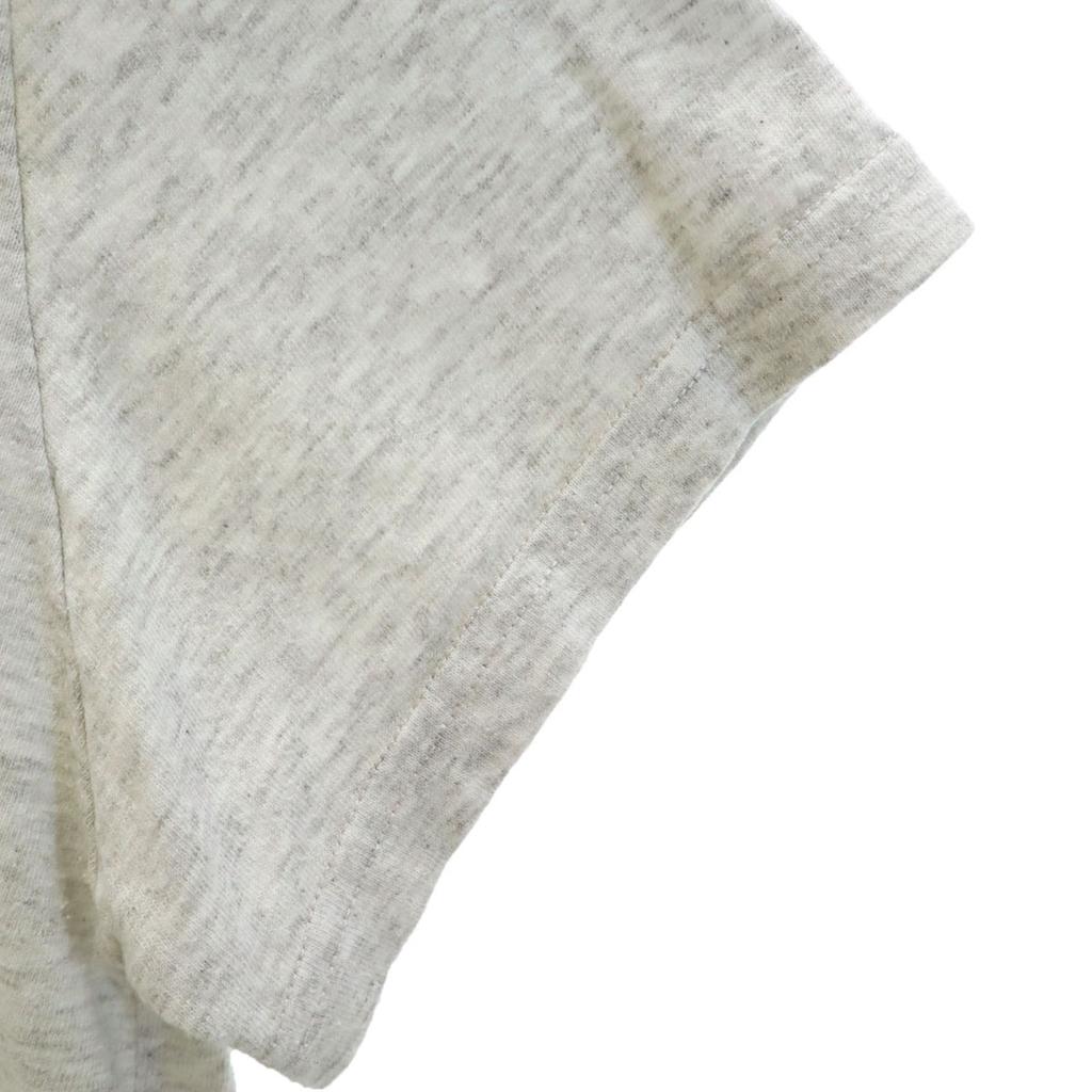 MARTIN MARGIELA Short Sleeve V Neck T-shirt S Gray Women Used