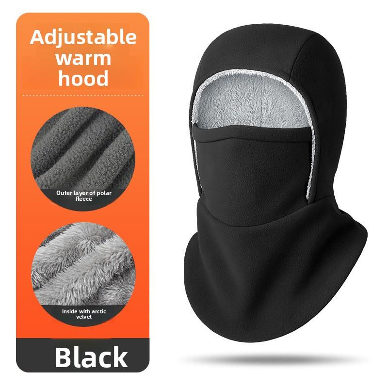 1PCS 360° Full Face Masks Winter Thermal Fleece Balaclava Unisex Adjustable Windproof Ski Cycling Mask Neck Protector Headgear