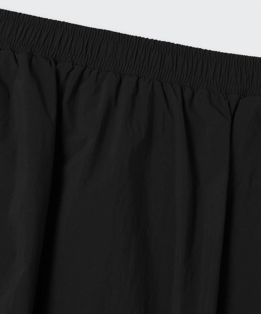 MUSINSA STANDARD WOMAN Women'S Balloon Elastic Long Skirt [Black]