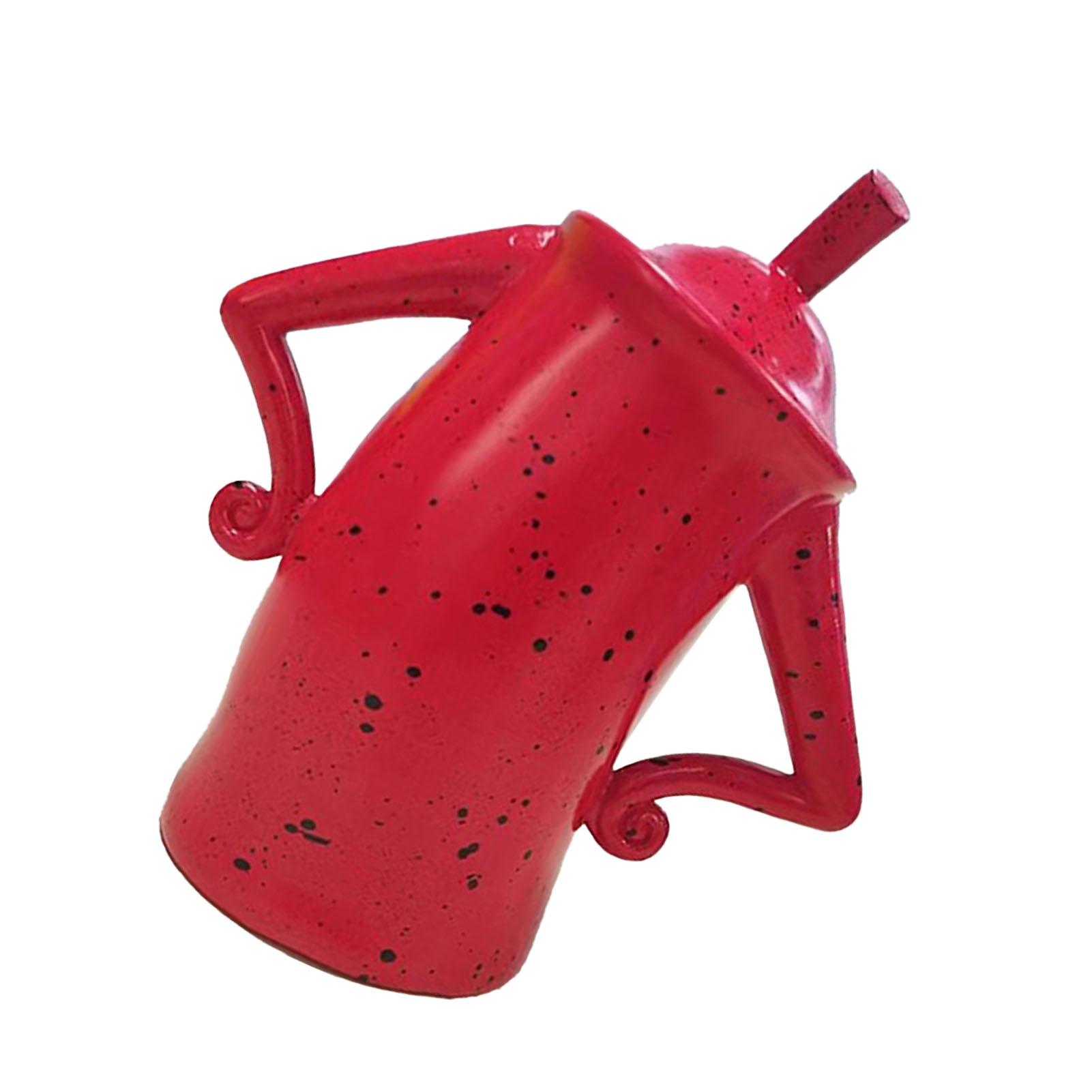 

Контейнер для хранения смола многофункциональный стильный банка для хранения продуктов домашнее украшение для ювелирных изделий кофе красный S