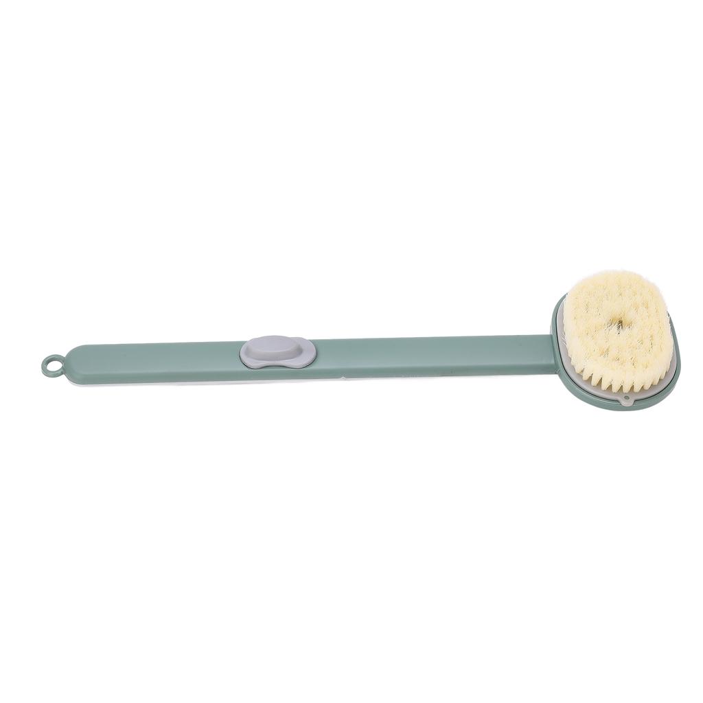Bath Brush Long Handle Shower Body Scrub Plastic Wash Spray Tool for Women Men Kids