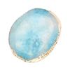 Resin Nail Art Palette Farbe Zeichnen Farbplatte Goldener Rand Maniküre Nagel DIY Werkzeug Blau