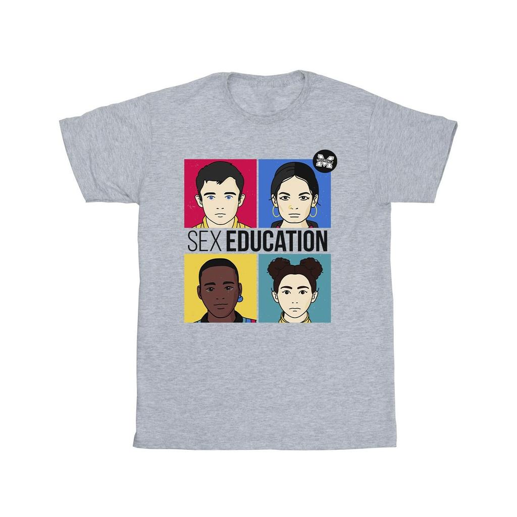 Netflix Mens Sex Education Teen Illustrated T-Shirt