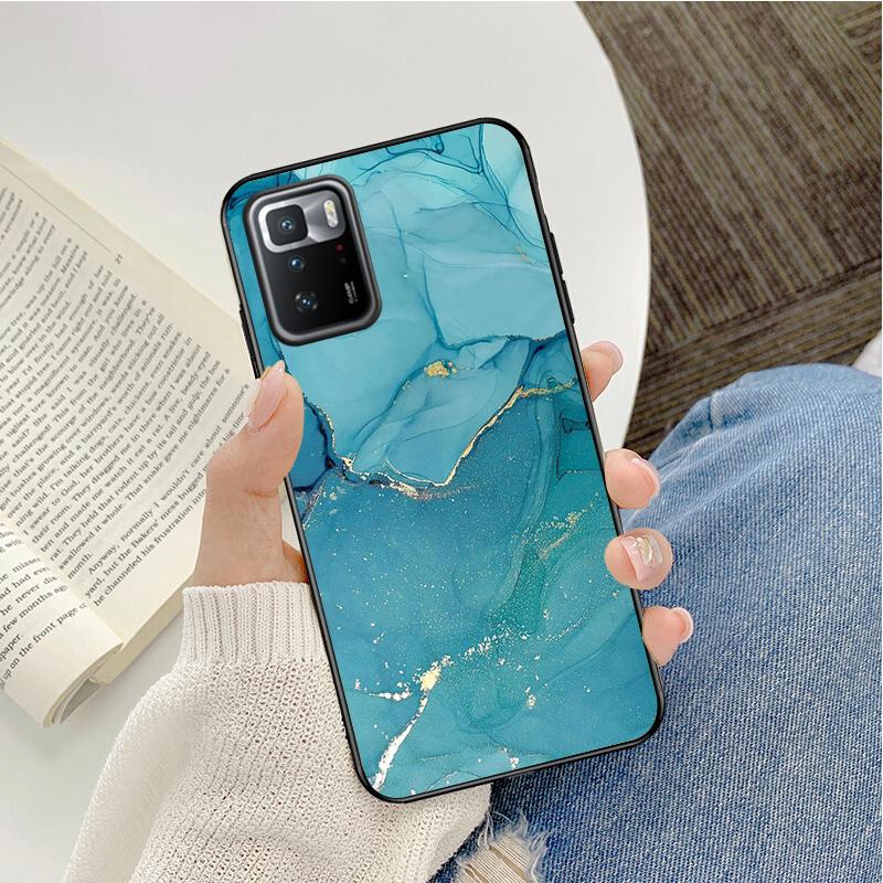 Farbige Marmor Malerei Telefon Fall Für Xiaomi Redmi Hinweis 11 10 Pro Hinweis 8 Pro 9Pro Note9 9S 10S 9T Redmi 10 9C 9A