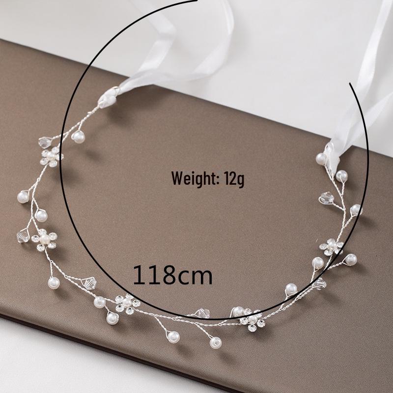 

Корейская свадебная повязка на голову Tuanming с жемчугом и стразами — элегантные аксессуары для волос для подружек невесты и свадеб