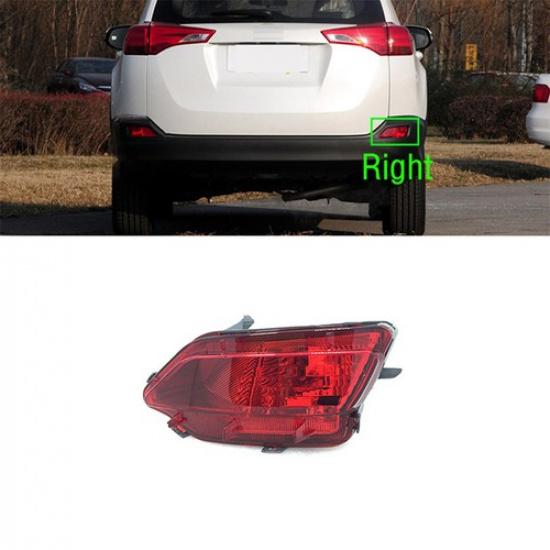 Car Right Rear Bumper Light Reflector Lamp Cover For Toyota RAV4 2013 2014 2015
