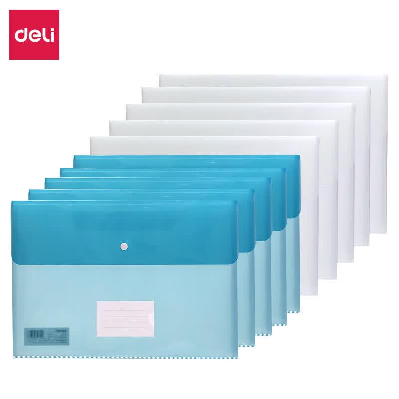 Deli 5506 A4 Double-Sided Clear File Folder