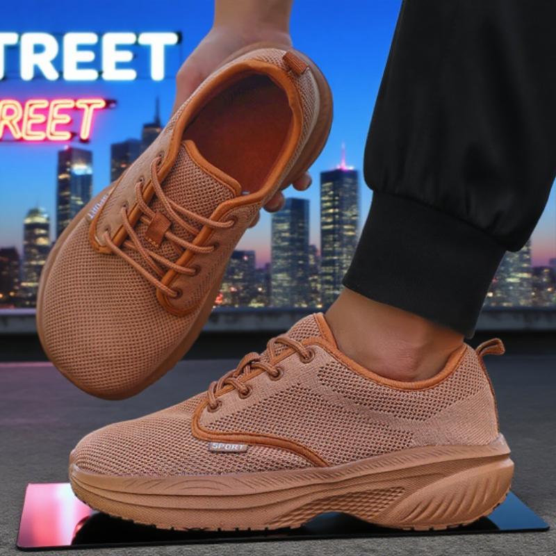 

Men Summer Sports Sneakers Breathable SlipOn Mesh Men s Platform Sneaker Tennis Femimino Slip Shoes Soft Barefoot Walking Zapatillas Deporte 36